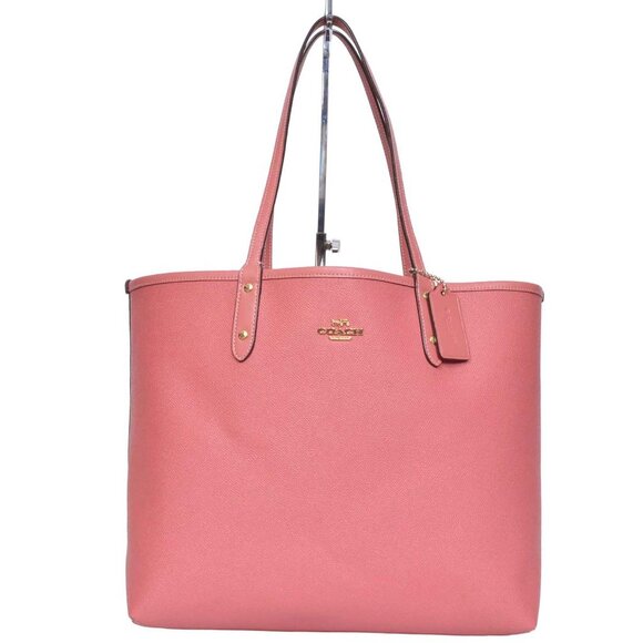 Coach Reversible Large Open Tote Beige/Pink Nice! - Picture 3 of 15